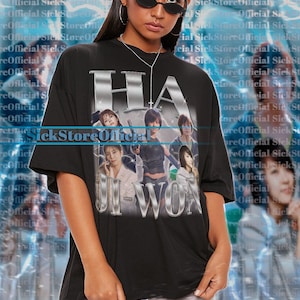 Camiseta vintage de HA Ji-Won, camiseta homenaje a Ha Ji-Won, camisetas de fan de Ha Ji-Won, suéter retro de los 90 de Ha Ji-Won, Ha Ji-Won Throwback #Saf