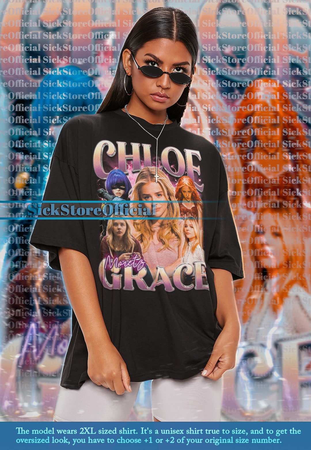 CHLOE GRACE MORETZ Vintage Shirt Chloe Moretz Homage Tshirt Chloe CHLOE GRACE MORETZ Vintage Shirt Chloe Moretz Homage Tshirt Chloe