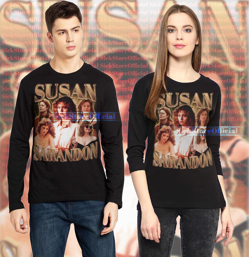 Susan Roshan Merch SUSAN SARANDON Shirt, Vintage Susan Sarandon Homage Tshirt, Susan ...