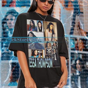 TESSA THOMPSON Shirt, Tessa Thompson Vintage Tshirt, Tessa Thompson Tees, Tessa Thompson Retro 90er Jahre Pullover, Tessa Thompson Merch Geschenk #saf