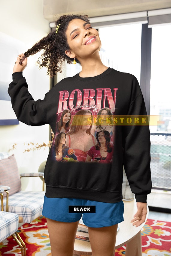 Sudadera ROBIN SCHERBATSKY camiseta de Robin Scherbatsky Como conoci a vuestra madre Vintage Retro Bootleg Merch Fans de Robin Scherbatsky ARI Etsy Espana