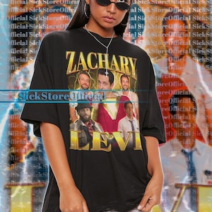 ZACHARY LEVI Vintage Shirt, Zachary Levi Homage Tshirt, Zachary Levi Fan Tees, Zachary Levi Retro 90s Sweater, Movie Zachary Levi Merch Gift