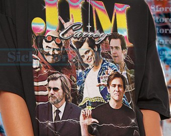 Maglietta comica di Jim Carrey, maglietta di JIM CARREY, magliette di The Truman Show, tributo a Jim Carrey, maglietta divertente di Jim Carrey, maglietta omaggio a Jim Carrey #saf