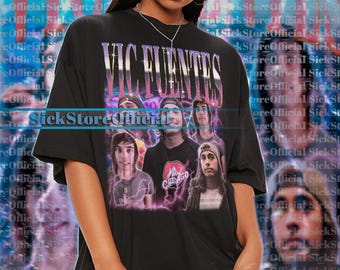 VIC FUENTES Vintage Shirt, Vic Fuentes Homage Tshirt, Vic Fuentes Fan Tees, Vic Fuentes Retro 90s Sweater, Vic Fuentes Merch Gift #TPC