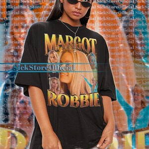 MARGOT ROBBIE Vintage Shirt, Margot Robbie Fan Tees, Actress Margot Robbie Homage Tshirt, Margot Robbie Merch, TV Robbie Retro 90s Sweater
