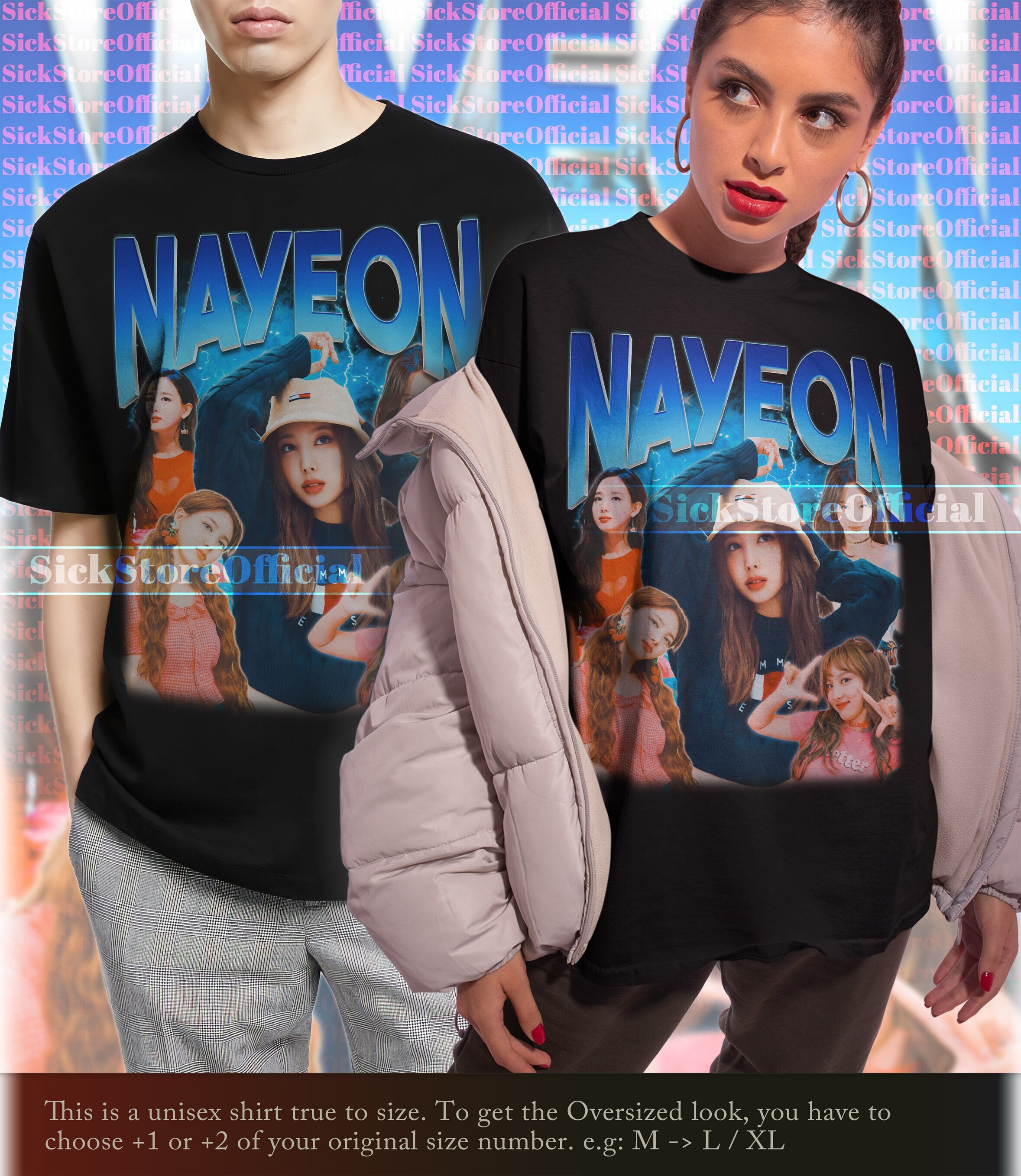 NAYEON TWICE グループガールバンドシャツ、Nayeon Twice ヴィンテージ