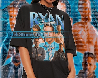 RYAN REYNOLDS Vintage Shirt, Ryan Reynolds Homage Tshirt, Ryan Reynolds Fan Tees, Ryan Reynolds Retro 90s Sweater, Ryan Reynolds Merch Gift