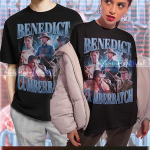 BENEDICT CUMBERBATCH Vintage Shirt, Benedict Cumberbatch Homage Tshirt, Benedict Cumberbatch Fan Tee, Benedict Cumberbatch Retro 90s Sweater