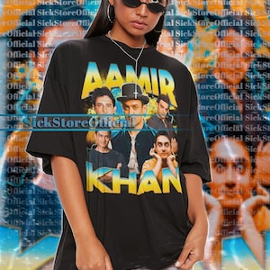 AAMIR KHAN Shirt, Ranchodas Shamaldas Chanchad, Phunsukh Wangdu Fan 90s Style Retro Vintage Shirt, Rancho Aamir Khan, Indian, Not Silencer
