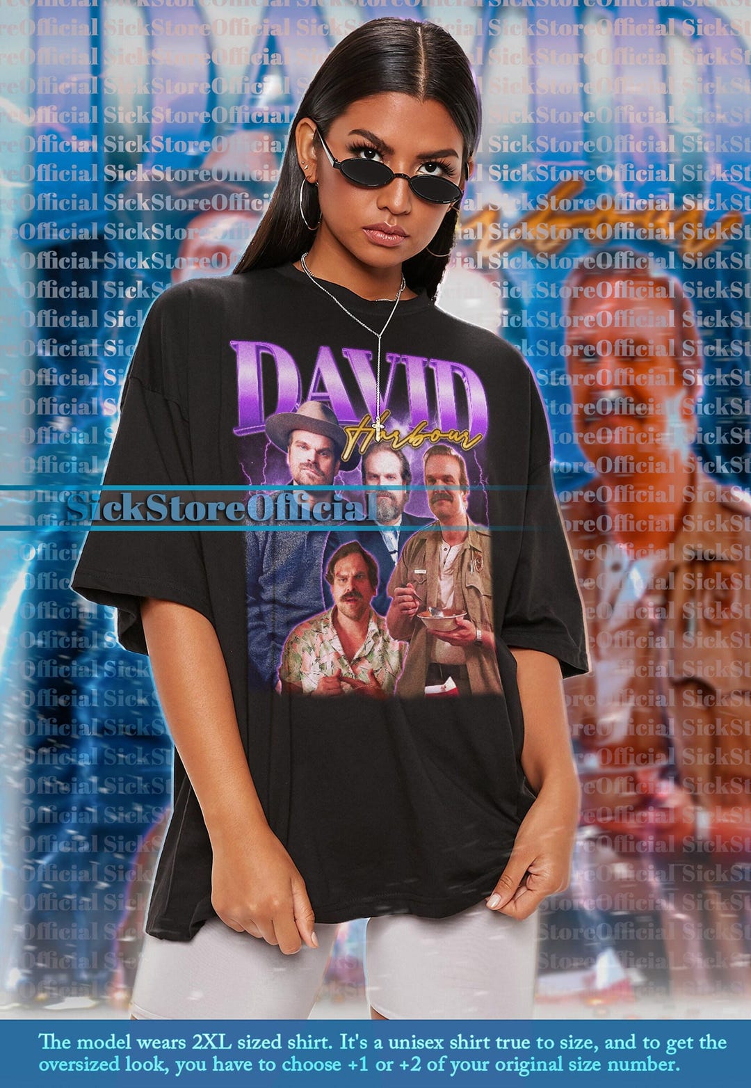 David Rapper Shirt DAVID HARBOUR Shirt, David Harbour Rap 90s Hip-hop Style Shirt, David ...