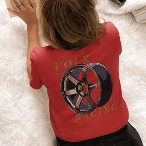 Classic Rare Wheels volks TE 37 Racing Rims Unisex T-shirt