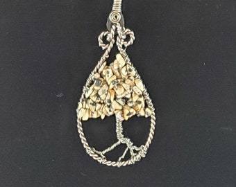 Jasper Tree of Life Necklace