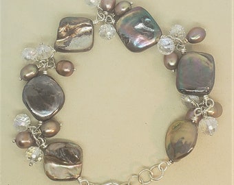Plus Size Shell Charm Bracelet