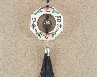 Dragonfly Pendant with Oriental Flair