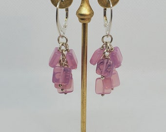 Pressed Glass Earrings