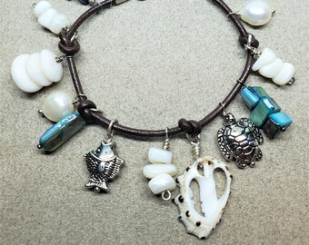 Sea Theme Charm Bracelet