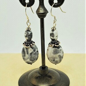 Elegant Gemstone Drop Earrings