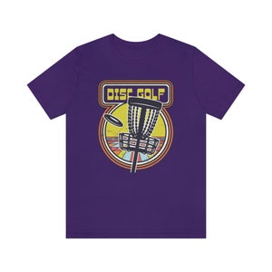 Disc Golf - Full Front & Back Design Bella Canvas Unisex Jersey Short Sleeve Tee