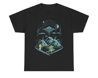 Alien Disc Golf Gildan Unisex Heavy Cotton Tee
