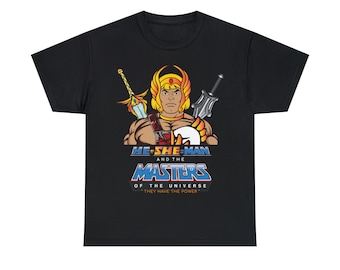 He She Man Gildan Unisex Heavy Cotton T-Shirt
