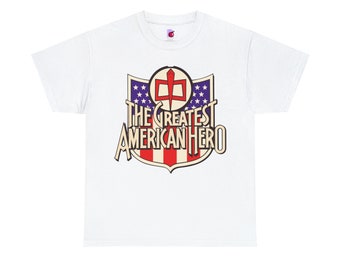Greatest American Hero Shield Gildan Unisex Heavy Cotton Tee