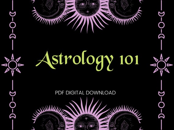 Astrology 101 Complete Book of Astrology the Easy Way to - Etsy