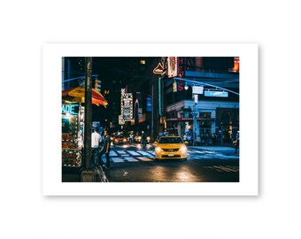 New York Broadway at Night | Wall Art | Photography by Minesh Patel