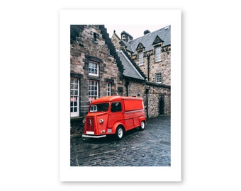 Vintage Van in Edinburgh | Wall Art | Photography by Minesh Patel