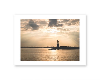 Statue of Liberty Sunset | Wall Art | Photography by Minesh Patel