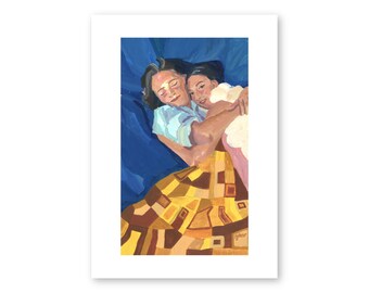 The Hug | Wall Art | Artwork by Charlotte Facer