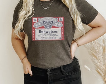 Budweiser T Shirt - Etsy Australia