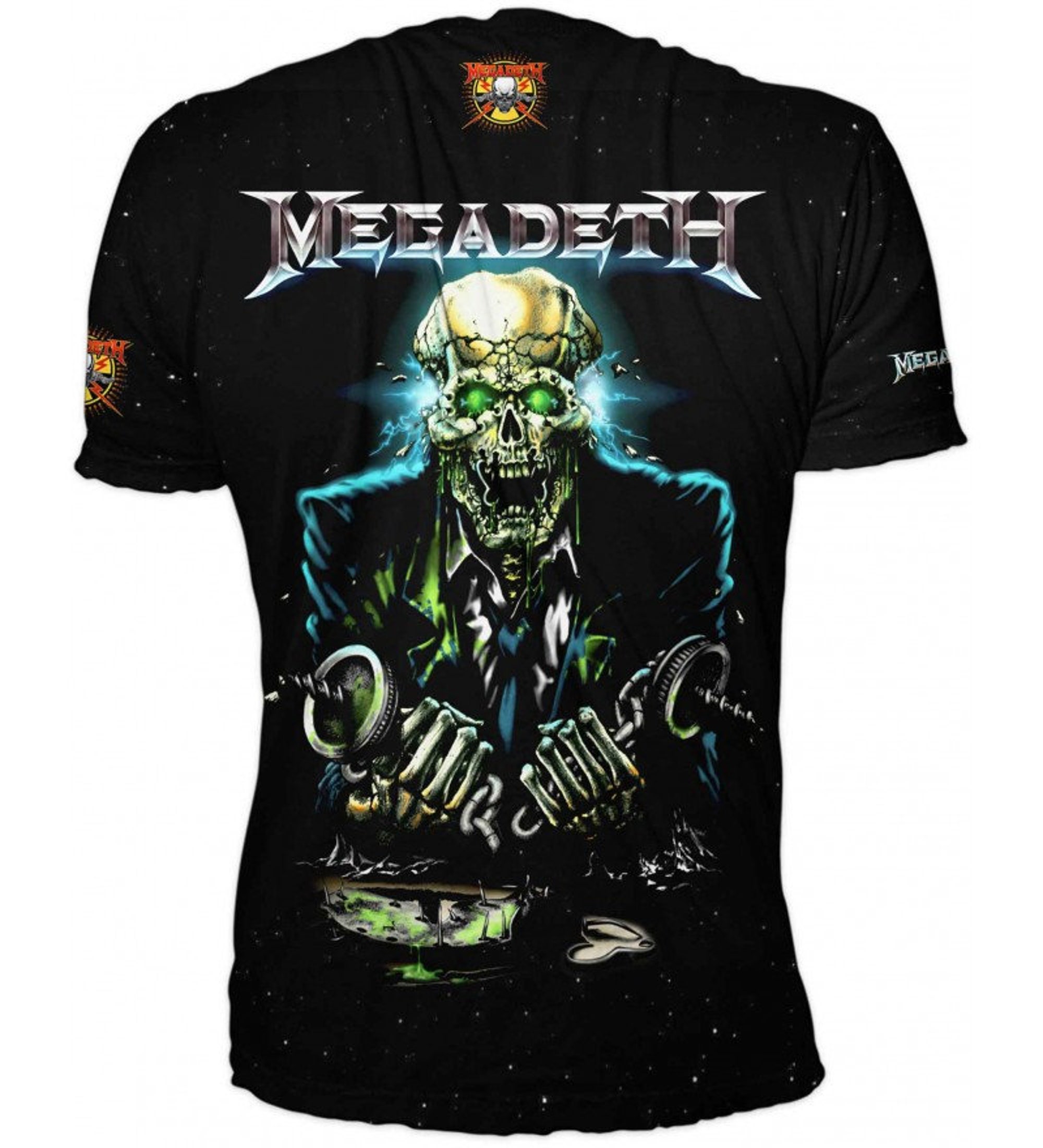 3D full Printed Brand NEW Fashion Tshirt Megadeth