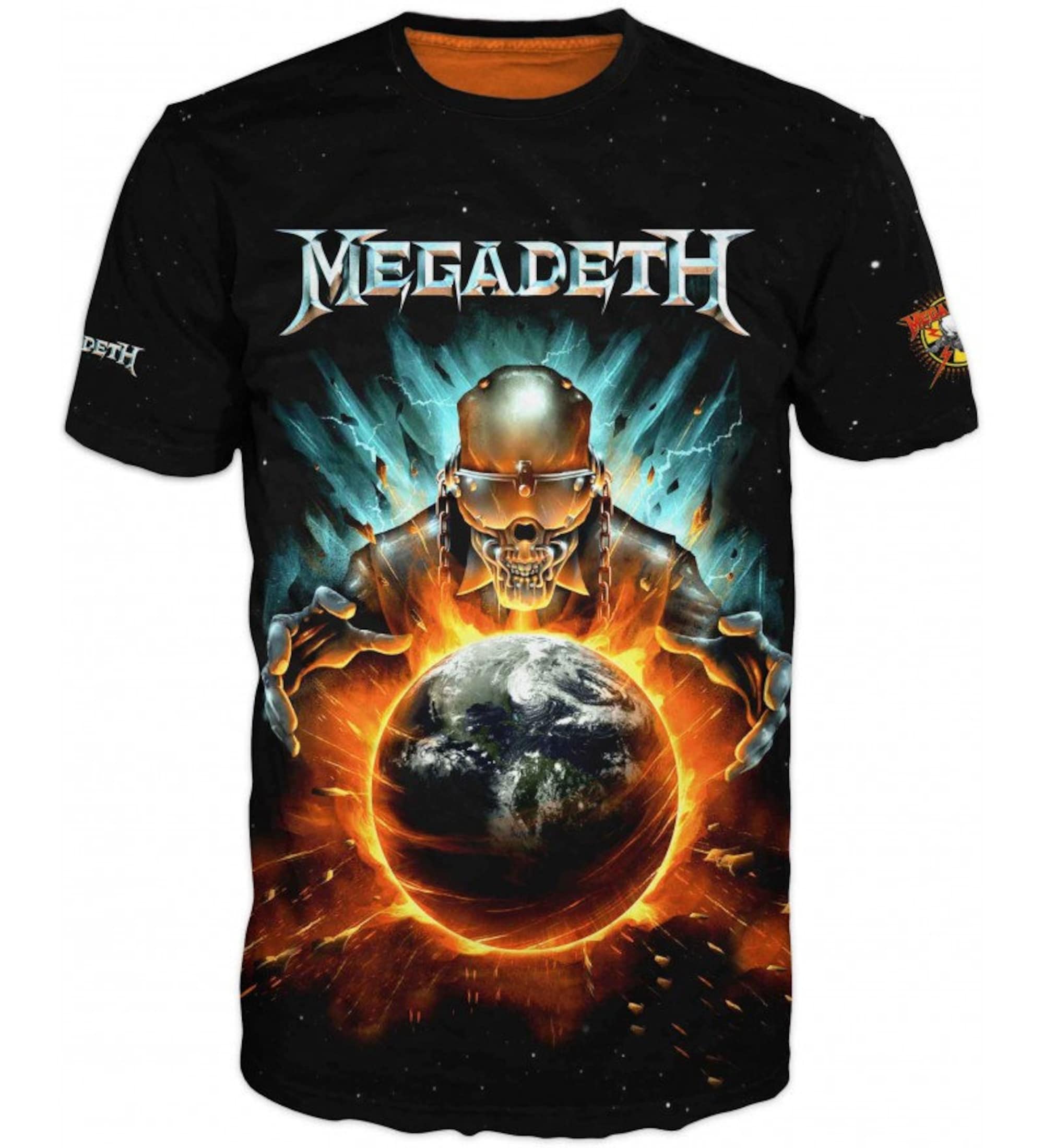 3D full Printed Brand NEW Fashion Tshirt Megadeth