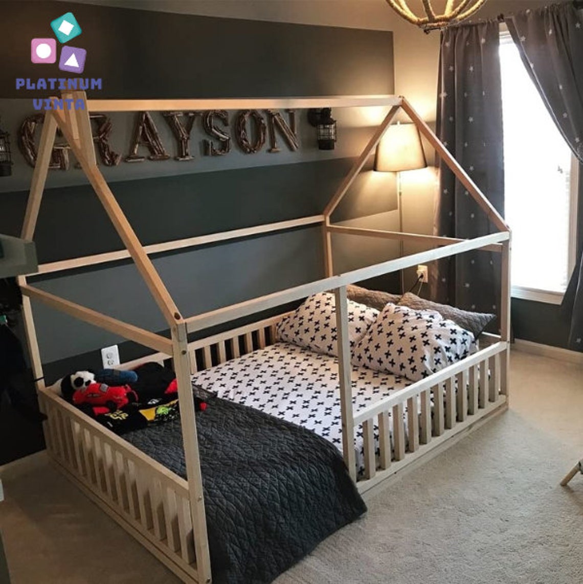 Montessori Floor Bed Toddler Bed Frame Floor Bed Frame Toddler Etsy UK