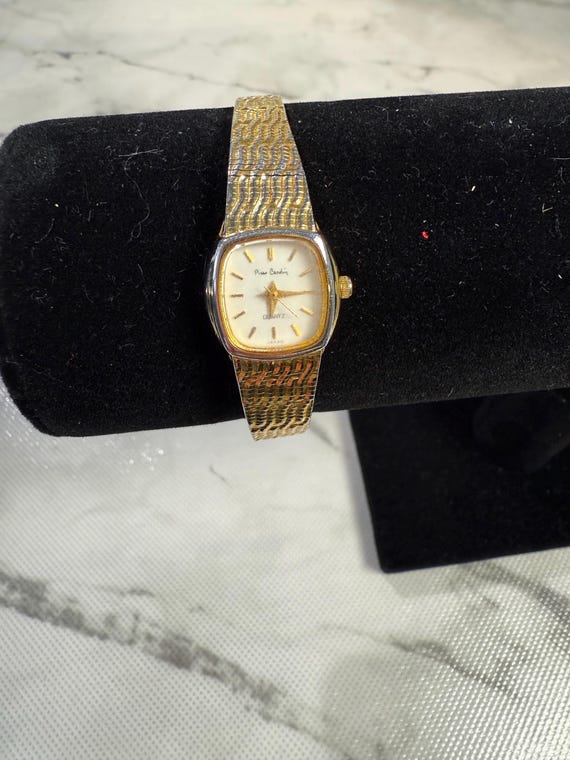 Vintage Goldtone Pierre‎ Cardin Womens Watch Gold Band New Battery Pierre Cardin Women main image 4