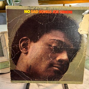 Pochette d'album vintage UNIQUEMENT - Joe Simon No Sad Songs 1968 Vinyle Soul Funk Sound Stage 7 SANS ENREGISTREMENT