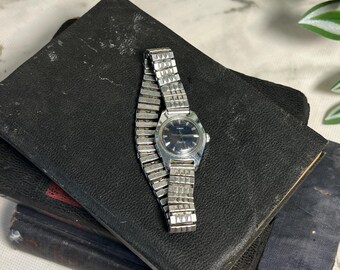 Vintage Timex Electric Ladies Watch Blue Dial New Premium C 