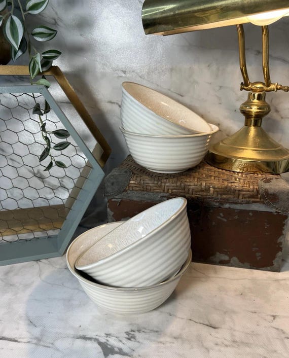 Pfaltzgraff Everyday Andes White Soup and Cereal Bowls