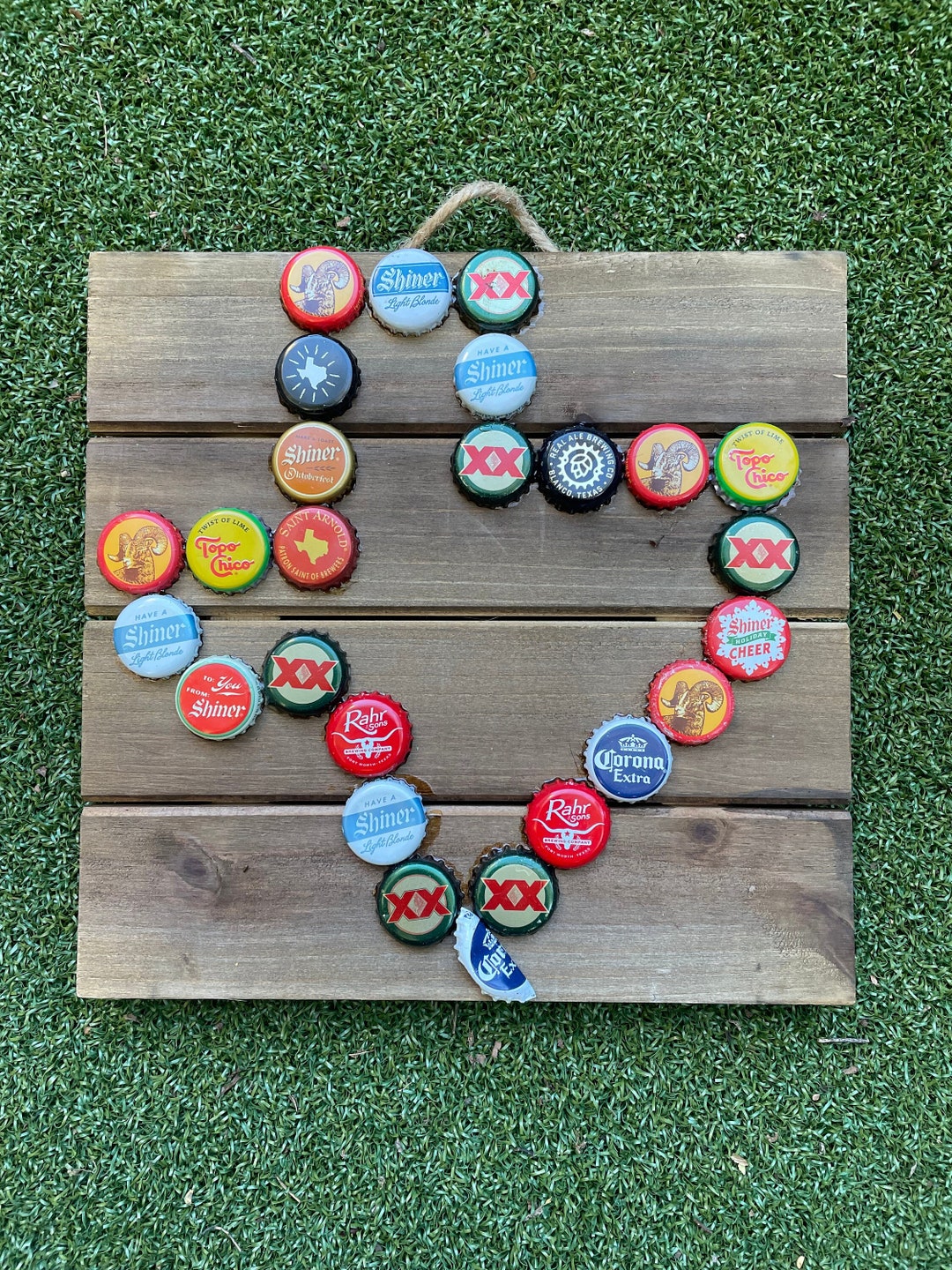 Texas Bottle Cap Sign - Etsy