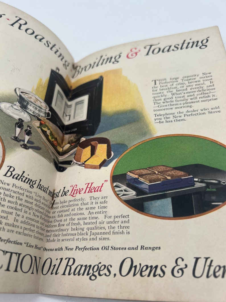 Vintage New Perfection Oil Cook Stove Instructions and Etsy