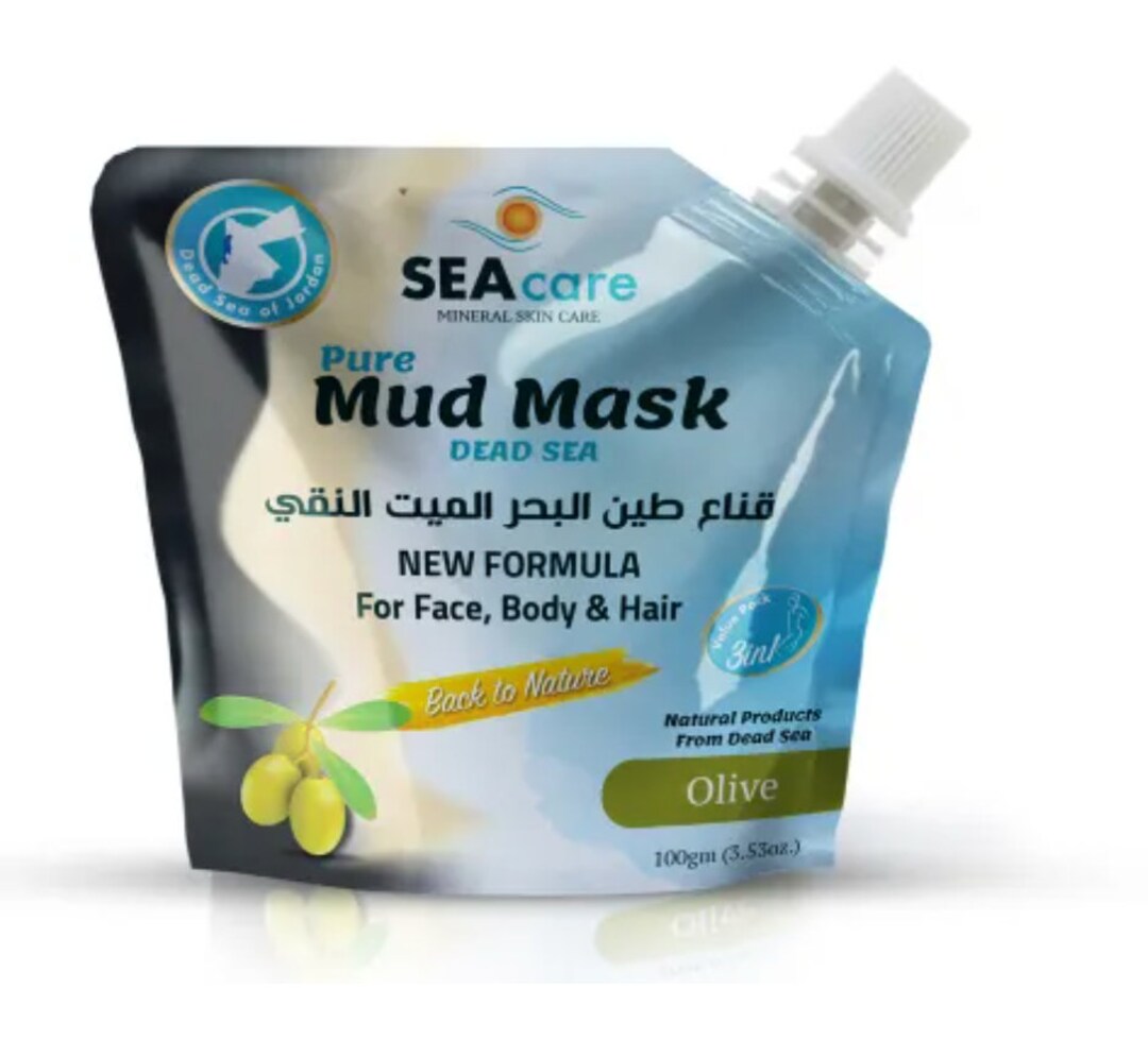Mud Mask From Dead Sea With Olive Oil Dead Sea Face Mask Etsy