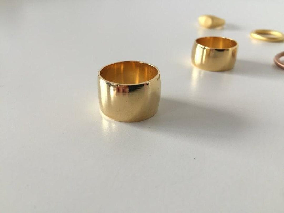Puff Cigar Band in Vermeil main image 1