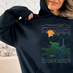 Y/OSEMITE Graphic Pullover Hoodie - Black