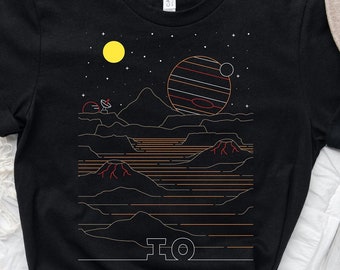 Retro Visit Io National Park Shirts - Unisex Solar System Shirts - Vintage Space Travel Shirt - NASA Io Moons of Jupiter T-Shirt