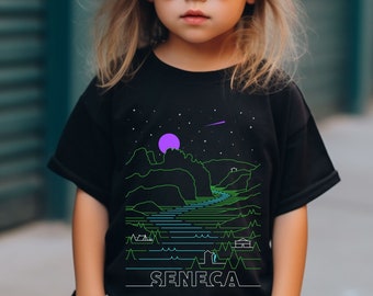 Retro Seneca Rocks Toddler Shirt for Kids - Kids Seneca Rocks - Rock Climbing Seneca Rocks - Vintage West Virginia - Wild and Wonderful WV