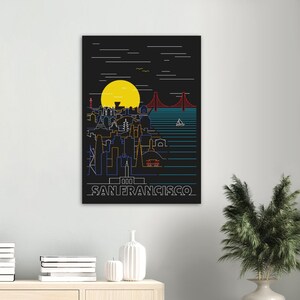 Vintage San Francisco Poster - California Travel Poster