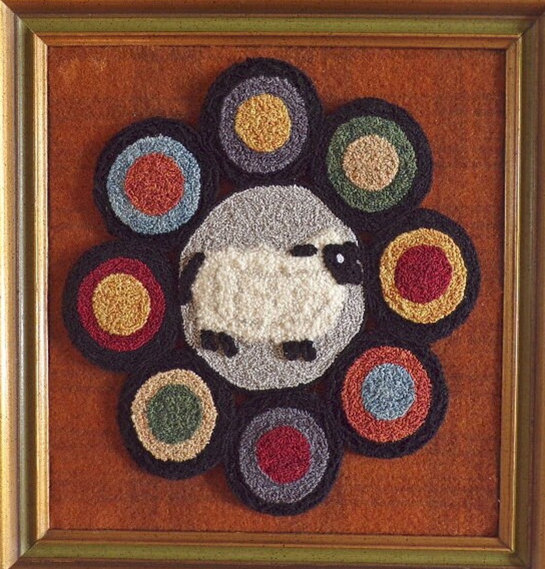 Punch Needle Designs Sheep & Pennies Kit Ultra Punch Needle Etsy