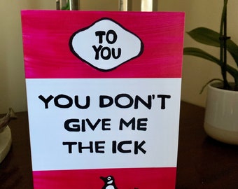 The Ick - Penguin Book Cover Greetings Card