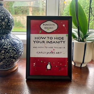 How To Hide Your Insanity - Pinguin Buchumschlag Druck