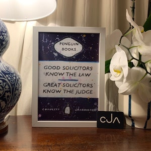 Good Solicitors - Penguin Book Cover Print